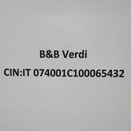 B&B Verdi Bríndisi Exterior foto
